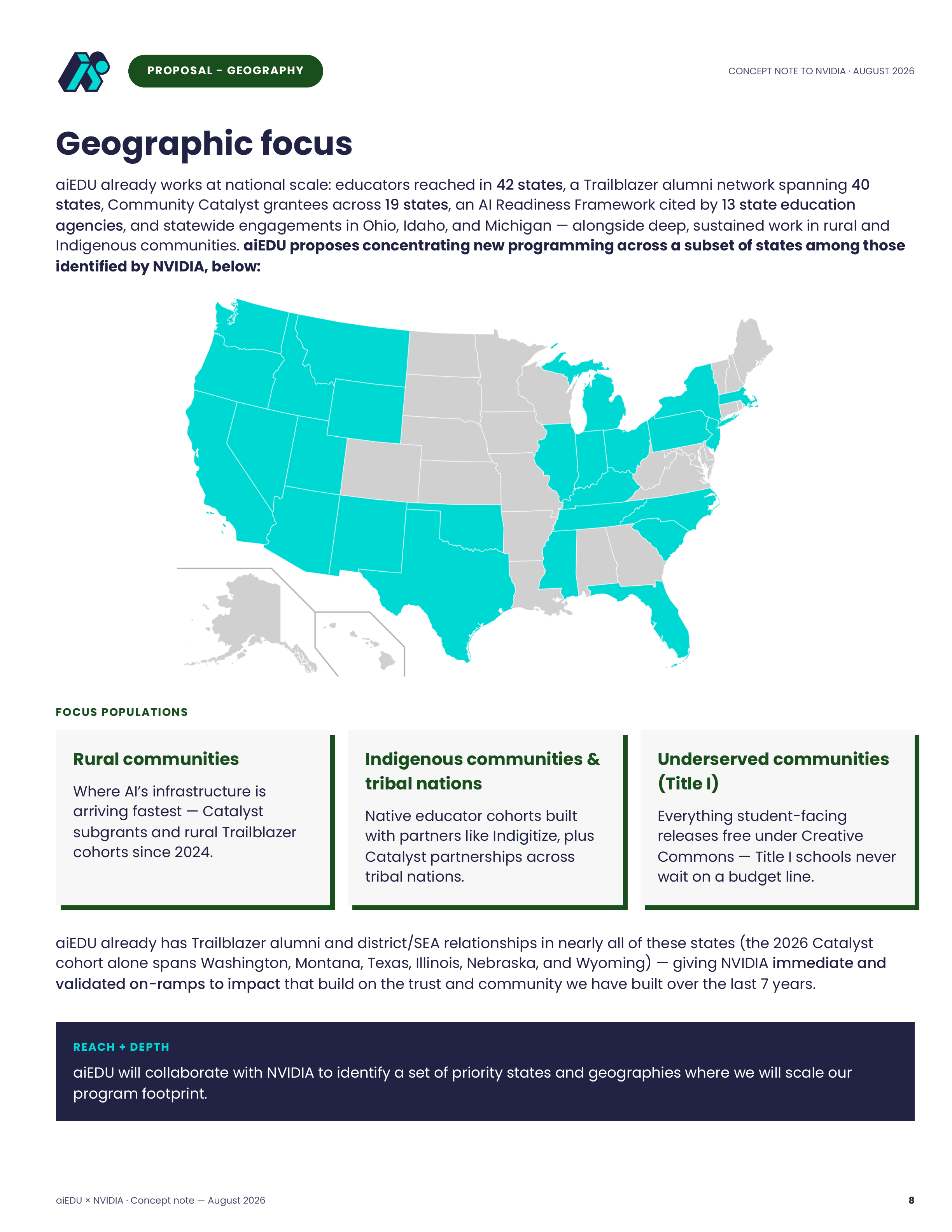 8 · Proposal — Geography